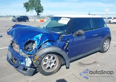 2012 Mini Cooper из США, поврежденный, VIN WMWSU3C59CT261942